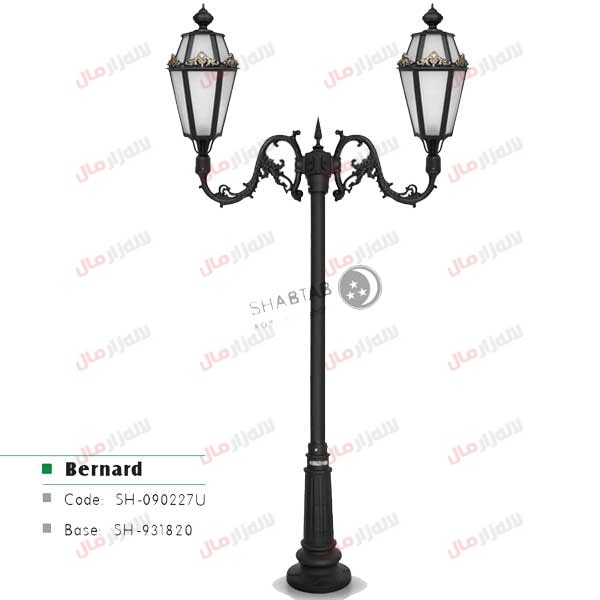 چراغ حیاطی شب تاب مدل برنارد