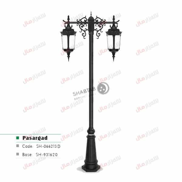 چراغ حیاطی شب تاب مدل پاسارگاد