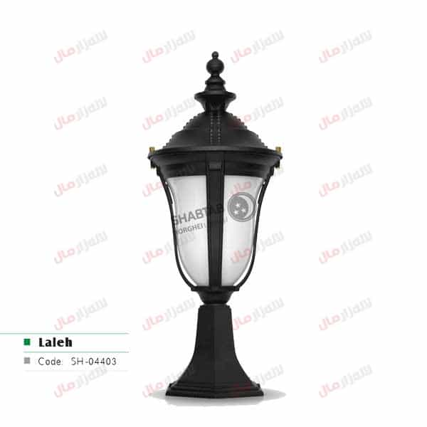 چراغ حیاطی شب تاب مدل لاله
